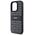 DKNY case for iPhone 15 Pro Max 6,7&quot; DKHCP15XPRTHSLK black HC PU repeat texture pattern w tonal stripe 3666339260422