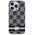 DKNY case for iPhone 15 Pro 6,1&quot; DKHMP15LHCPTSK black HC Magsafe pc tpu checkered pattern w printed stripes 3666339269371