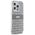 DKNY case for iPhone 15 Pro Max 6,7&quot; DKHMP15XHRHSEE black HC Magsafe pc tpu repeat texture pattern w stripe 3666339267988
