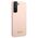 Original Case SAMSUNG GALAXY S22+ PLUS Guess Hardcase Silicone Script Metal Logo (GUHCS22MLSLMGPP) light pink 3666339042455