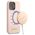Original Case IPHONE 13 PRO Guess Hardcase Silicone Script Gold Logo Magsafe (GUHMP13LLSLMGLP) light pink 3666339037147