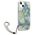 Case IPHONE 13 MINI Guess Hardcase Flower Strap (GUHCP13SHFLSN) green 3666339040475