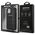 Case IPHONE 12 MINI Mercedes AMG Hardcase Leather Debossed Lines (AMHCP12SGSEBK) black 3666339013929