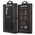 Case SAMSUNG GALAXY S22+ PLUS Mercedes AMG Hardcase Leather Debossed Lines (AMHCS22MGSEBK) black 3666339043629