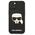 Original Case IPHONE 14 PLUS Karl Lagerfeld Hardcase 3D Rubber Karl`s Head black 3666339086459