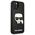 Original Case IPHONE 14 PLUS Karl Lagerfeld Hardcase 3D Rubber Karl`s Head black 3666339086459