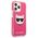 Original Case IPHONE 13 PRO Karl Lagerfeld Hardcase Choupette Head (KLHCP13LTPECPI) pink 3666339048549