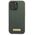 Original Case IPHONE 13 PRO Guess Hard Case Silicone Logo Plate MagSafe (GUHMP13LSPLA) green 3666339056957