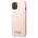 Original Case IPHONE 13 Guess Hard Case Silicone Logo Plate MagSafe (GUHMP13MSBPLP) pink 3666339056865