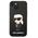 Original Case IPHONE 14 PLUS Karl Lagerfeld Hardcase Silicone Ikonik MagSafe (KLHMP14MSNIKBCK) black 3666339087692