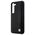 Original Case SAMSUNG GALAXY S23 BMW Hardcase Leather Textured & Stripe (BMHCS23S22RDPK) black 3666339114510