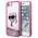 Original Case IPHONE SE 2022 / SE 2020 / 7 / 8 Karl Lagerfeld Hardcase Glitter Karl`s Head (KLHCI8LNKHCP) pink 3666339118877