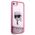 Original Case IPHONE SE 2022 / SE 2020 / 7 / 8 Karl Lagerfeld Hardcase Glitter Karl`s Head (KLHCI8LNKHCP) pink 3666339118877