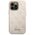 Original Case IPHONE 14 PRO MAX Guess Hard Case 4G Vintage Gold Logo (GUHCP14XHG4SHP) pink 3666339065355