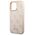 Original Case IPHONE 14 PRO MAX Guess Hard Case 4G Vintage Gold Logo (GUHCP14XHG4SHP) pink 3666339065355