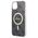 Original Case IPHONE 14 Guess Hardcase 4G Print MagSafe + Wireless Charger (GUBPN61H4EACSP) black 3666339102814
