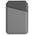MagSafe Card Wallet IPHONE Z MAGSAFE UNIQ Magnetic RFID Wallet and Phone Stand black & grey 8886463688434