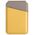 MagSafe Card Wallet IPHONE Z MAGSAFE UNIQ Magnetic RFID Wallet and Phone Stand yellow & gray 8886463688427