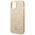 Guess Apple iPhone 14 Plus (6.7) PC/TPU Glitter Flakes Metal Logo hátlapvédő tok arany (GUHCP14MHGGSHD) 3666339065096