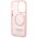 Guess Apple iPhone 14 Pro (6.1) Translucent MagSafe hátlapvédő tok pink (GUHMP14LHTCMP) 3666339069681