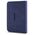 Univerzális 7-8&quot; kinyitható műbőr tablet tok sötétkék - szürke 5900495371430