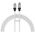 Baseus cable CoolPlay USB-C - Lightning 1m 20W white 6932172626570