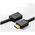 HDMI male to HDMI female cable UGREEN HD107, FullHD, 3D, 0.5m (black) 6957303811403