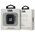 Original Case APPLE AIRPODS Karl Lagerfeld Cover Monogram Choupette Head black 3666339283599