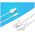 UGREEN Nickel plated Lightning Cable MFi 1m (white) 6957303827282