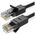 UGREEN Ethernet RJ45 Flat Network Cable, Cat.6, UTP, 8m (Black) 6957303851775