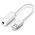 UGREEN US206 Audio Adapter, USB to Mini Jack 3.5mm AUX (White) 6957303837120