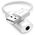 UGREEN US206 Audio Adapter, USB to Mini Jack 3.5mm AUX (White) 6957303837120