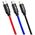 Baseus 3in1 Cable USB-C / Lightning / Micro 3,5A 0,3m (Black) 6953156273931