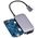 Hub 4in1 Baseus PadJoy Series USB-C to USB 3.0 + HDMI + USB-C PD + jack 3.5mm (Grey) 6932172613945