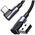 USB-C to USB-A 2.0 Angled Cable UGREEN US176, 3A, 3m (Black) 6957303878758