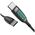 USB-C to USB-C cable BlitzWolf BW-TC23, with display, 100W, 1.8m (black) 5905316147171