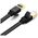 UGREEN NW106 Ethernet RJ45 Flat network cable , Cat.7, STP, 2m (Black) 6957303801411