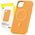 Case APPLE IPHONE 15 Baseus Fauxther Series MagSafe orange 6932172641306