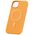 Case APPLE IPHONE 15 Baseus Fauxther Series MagSafe orange 6932172641306