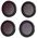 Lens filter Set CPL/ND8/ND16/ND32 Telesin for Insta360 GO3 6974944461712