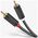 UGREEN 2RCA (Cinch) to 2RCA (Cinch) Cable 5m (black) 6957303815203
