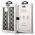 Original Case IPHONE 14 PLUS Karl Lagerfeld Hardcase Monogram Stripe (KLHCP14MPGKLSKG) gray 3666339084899
