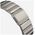 Strap for APPLE WATCH 4 / 5 / 6 / 7 / 8 / 9 / SE / ULTRA 1 / 2 (42 / 44 / 45 / 49 MM) Tech-Protect Steelband Titanium 5906302300501