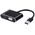 Adapter DeTech, USB 3.0 – HDMI+VGA, Gray - 17843 έως 12 άτοκες Δόσεις