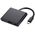 Adapter DeTech, 3in1 USB-C–HDMI+USB 3.0 + PD, 4K, 30Hz, Gray - 17844 έως 12 άτοκες Δόσεις