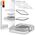 Hybrid Glass APPLE WATCH 7 (45MM) Spigen ProFlex ”EZ FIT” 2-pack 8809811856569