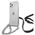 Original Case IPHONE 12 / 12 PRO Guess Hardcase 4G Silver Chain (GUHCP12MKC4GSSI) transparent 3666339003586