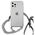 Original Case IPHONE 12 / 12 PRO Guess Hardcase 4G Silver Chain (GUHCP12MKC4GSSI) transparent 3666339003586