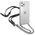 Original Case IPHONE 12 / 12 PRO Guess Hardcase 4G Silver Chain (GUHCP12MKC4GSSI) transparent 3666339003586