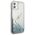 Original Case IPHONE 12 MINI Guess Hardcase Glitter Vintage Script (GUHCP12SGLVSBL) blue 3700740495308